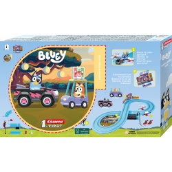 Carrera 1. First - Гоночная трасса BLUEY & BINGO Race 2,4 м + 2 машинки 63054