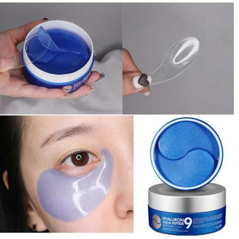 Medi-Peel Hyaluron Aqua Peptide 9 Ampoule Eye Patch патчи глубокого увлажнения с пептидами