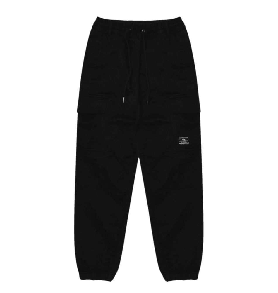 Брюки Alpha Industries Cotton Jogger black (черные) Брюки Alpha Industries Cotton Jogger black (черные)