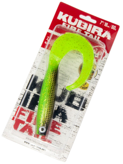 Виброхвост LJ 3D Series Kubira Fire Tail 7" (17,5 см), цвет PG45, 1 шт.
