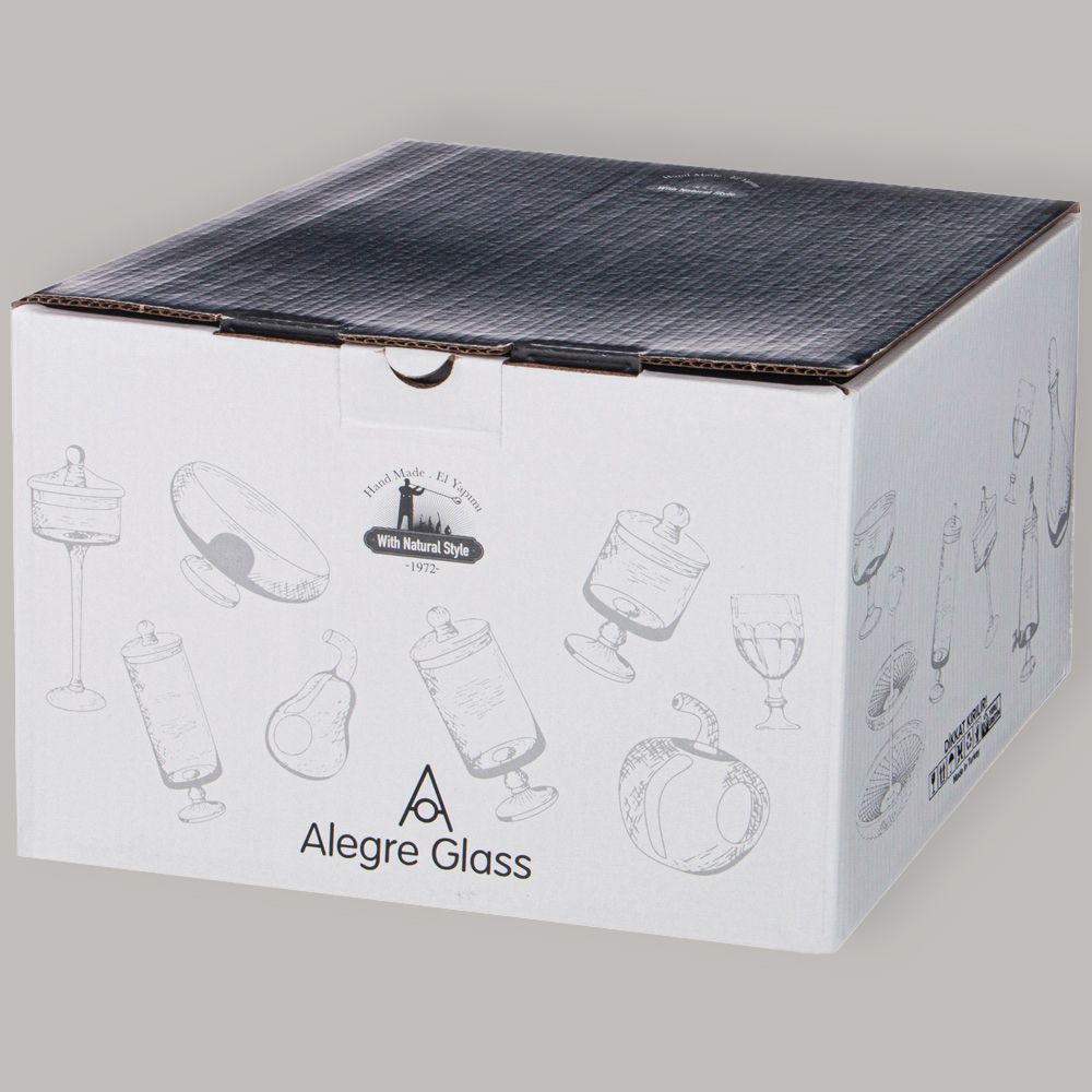 БЛЮДО НА НОЖКЕ, 24Х24,5 СМ