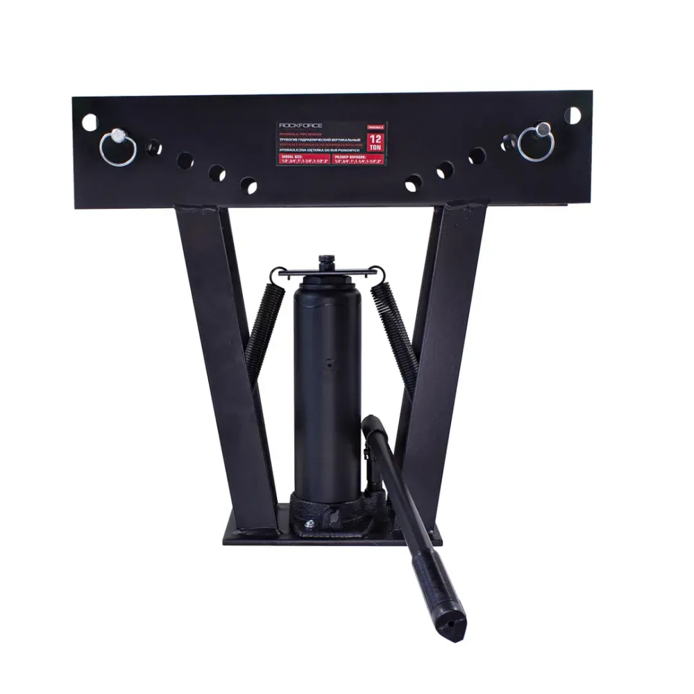 Трубогиб гидравлический вертикальный 12Т (1/2'', 3/4'', 1'', 1 1/4'', 1 1/2'', 2'') RockForce##Rock FORCE RF-03003-3