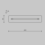 Настенный светодиодный светильник Maytoni Maya P091WL-L7CH3K