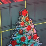 Пакет подарочный «Новогодний стиль» 18*23*8 см, микс