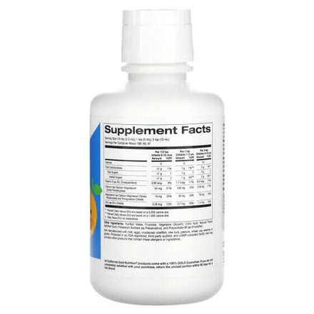 California Gold Nutrition, Детский жидкий кальций с магнием, 473 мл (16 жидк. Унций)