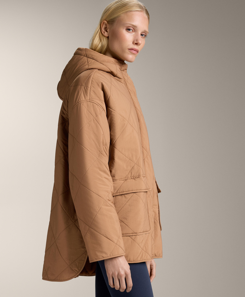 Oysho Утепленная водоотталкивающая куртка FELLEX® с AEROGEL, тоффи