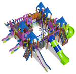 Игровой комплекс для детей 6-12 лет для уличной площадки