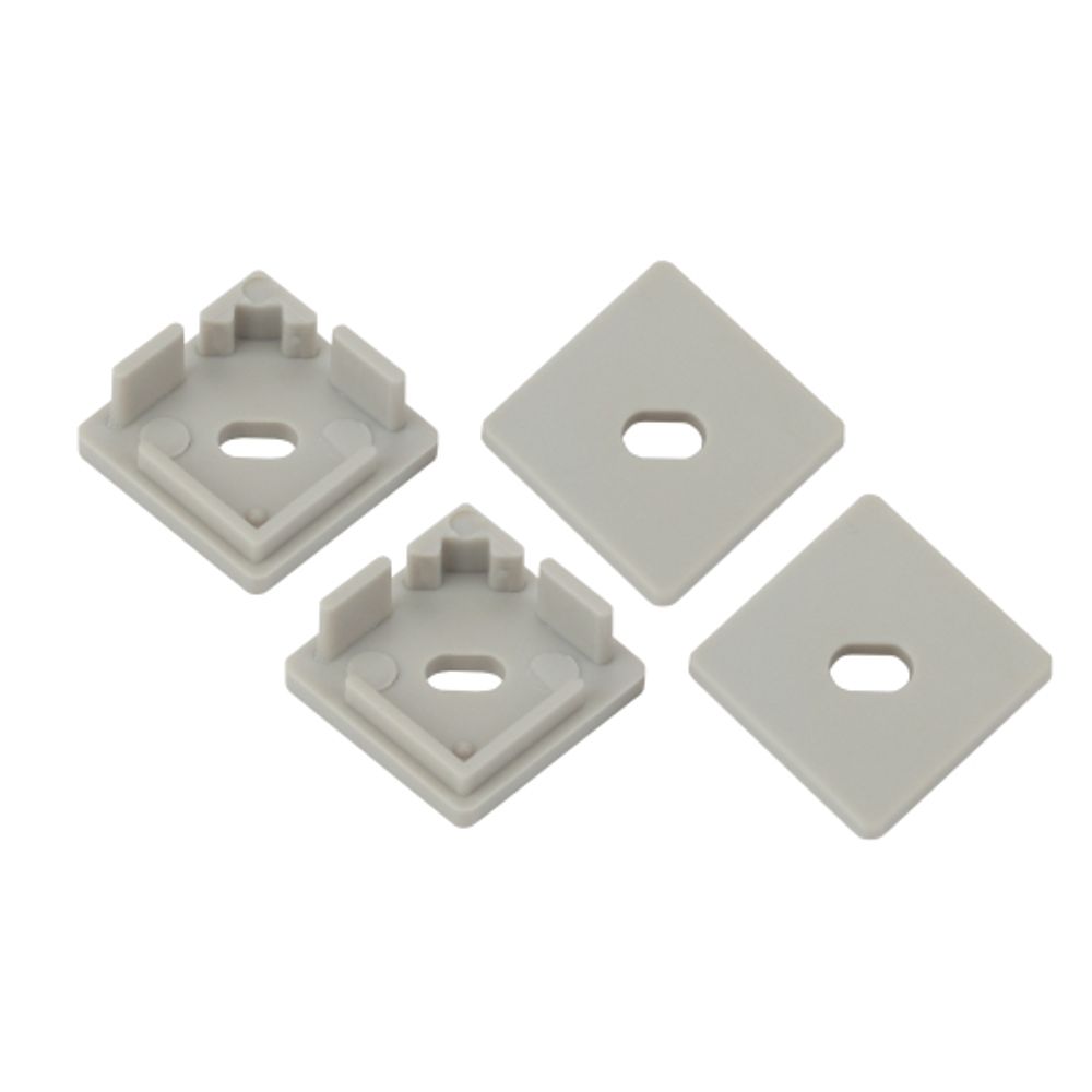 Набор заглушек ЭРА 1616S-3B для профиля CAB280, 4 сквозные квадратные