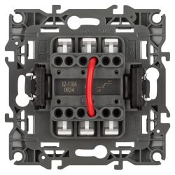 Выключатель ЭРА Серия 12 12-1104-16 двойной, 10АХ-250В, титан