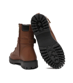 Кожаные ботильоны Tommy Hilfiger - коричневый(FW0FW06734)