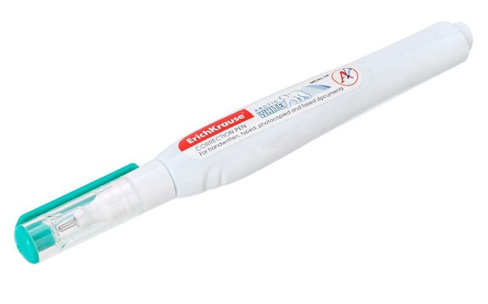 Ручка корректирующая ErichKrause Arctic white, 10 мл