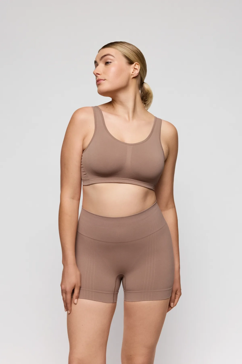 PRIMADONNA Nudda Корректирующие трусы-шорты, светло-коричневый