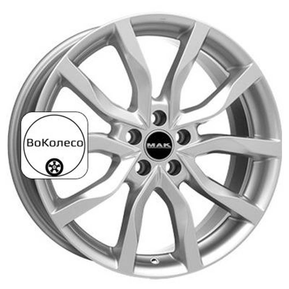 9,5x20/5x130 ET50 D71,6 Koln Silver MAK
