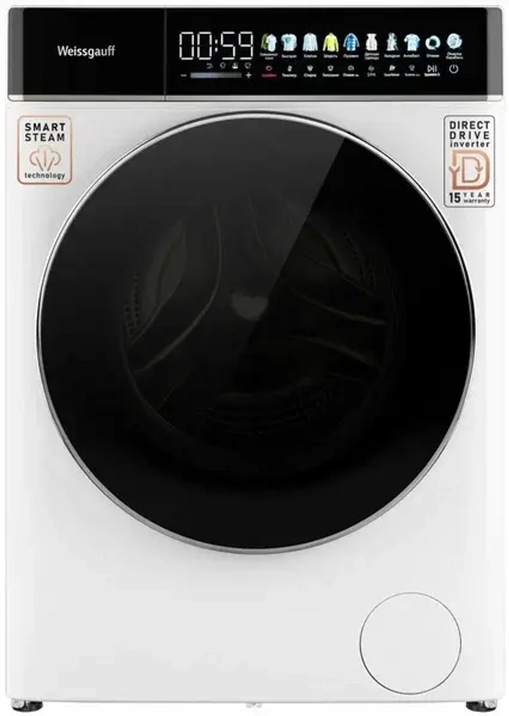 Стиральная машина Weissgauff WM 58411 Direct Drive Steam (q)