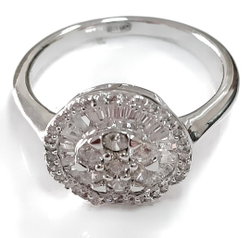 Ювелирное кольцо из серебра