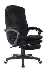 Кресло руководителя Бюрократ T-9950MSG-F Fabric черный Light-20 крестов. пластик подст.для ног