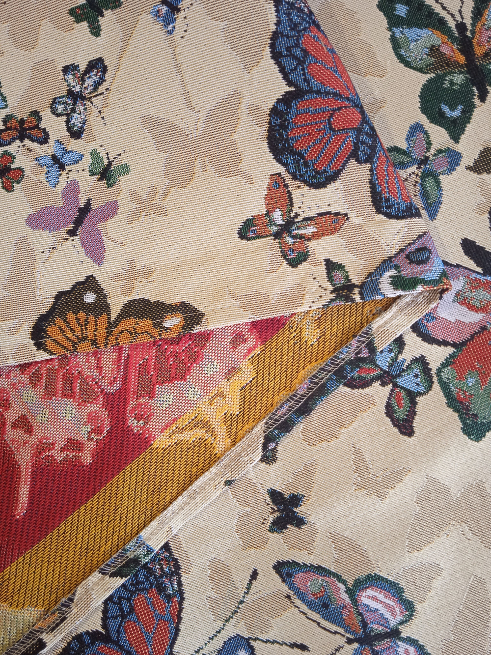 Покрывало гобеленовое Бабочки евро (240х200)