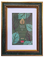 Фоторамка пластик 15х21 см Каррара зеленый