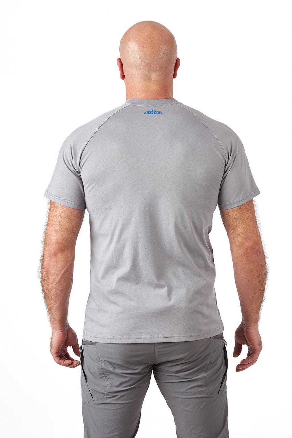 Футболка "Siberian Silver" (хлопок, серый) GRAYLING