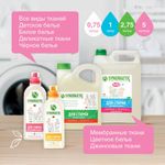 Средство для стирки жидкое автомат 2,75 л SYNERGETIC, для всех видов тканей, гипоаллергенное, ЭКО, 109275