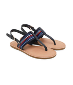 Кожаные босоножки Tommy Hilfiger - темно-синий(FW0FW07924)