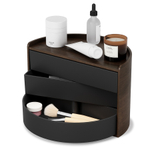 Шкатулка moona, черная/орех