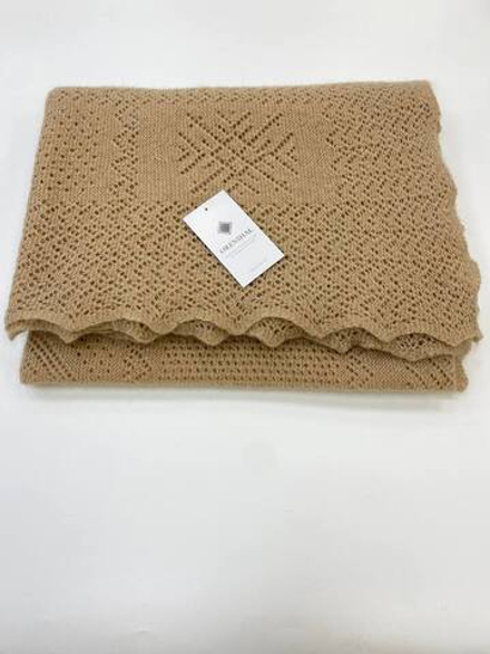 Плед пуховый ПД004-08 бежевый