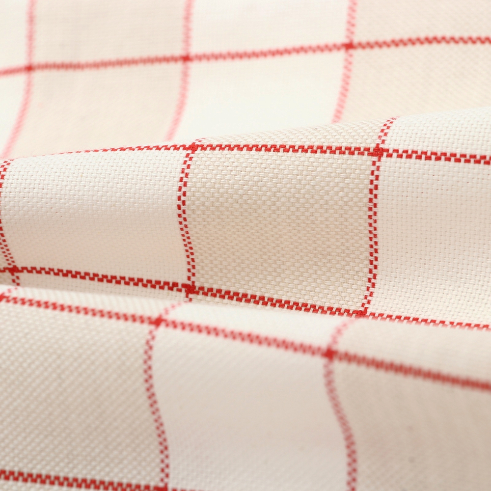 Скатерть  в клетку 149х250 см, 100% хл, рогожка 186 г/м2