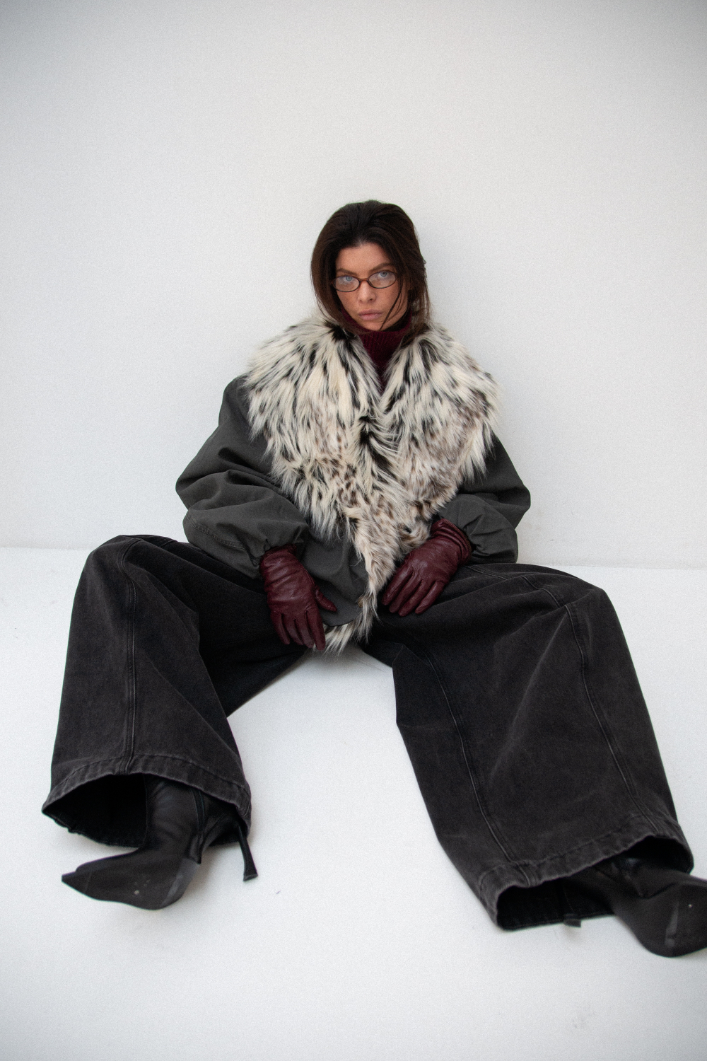 Куртка с эко-мехом FINN