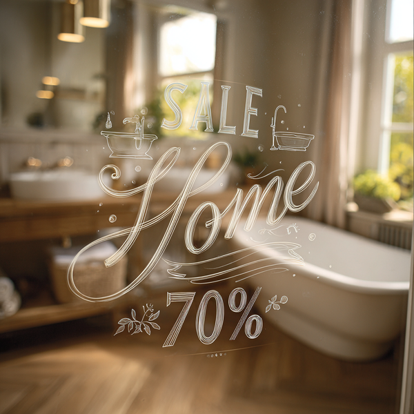 Большая распродажа сантехники и стеклоблоков