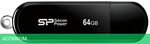 USB Flash-накопитель Silicon-Power LuxMini 322 64GB Black (SP064GBUF2322V1K)