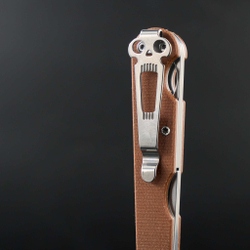 Нож складной Daggerr Corso Brown Micarta Satin