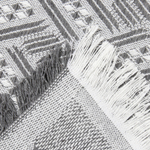 Плед 130*180см , цв.серый,80%хлопок, 20% п/э