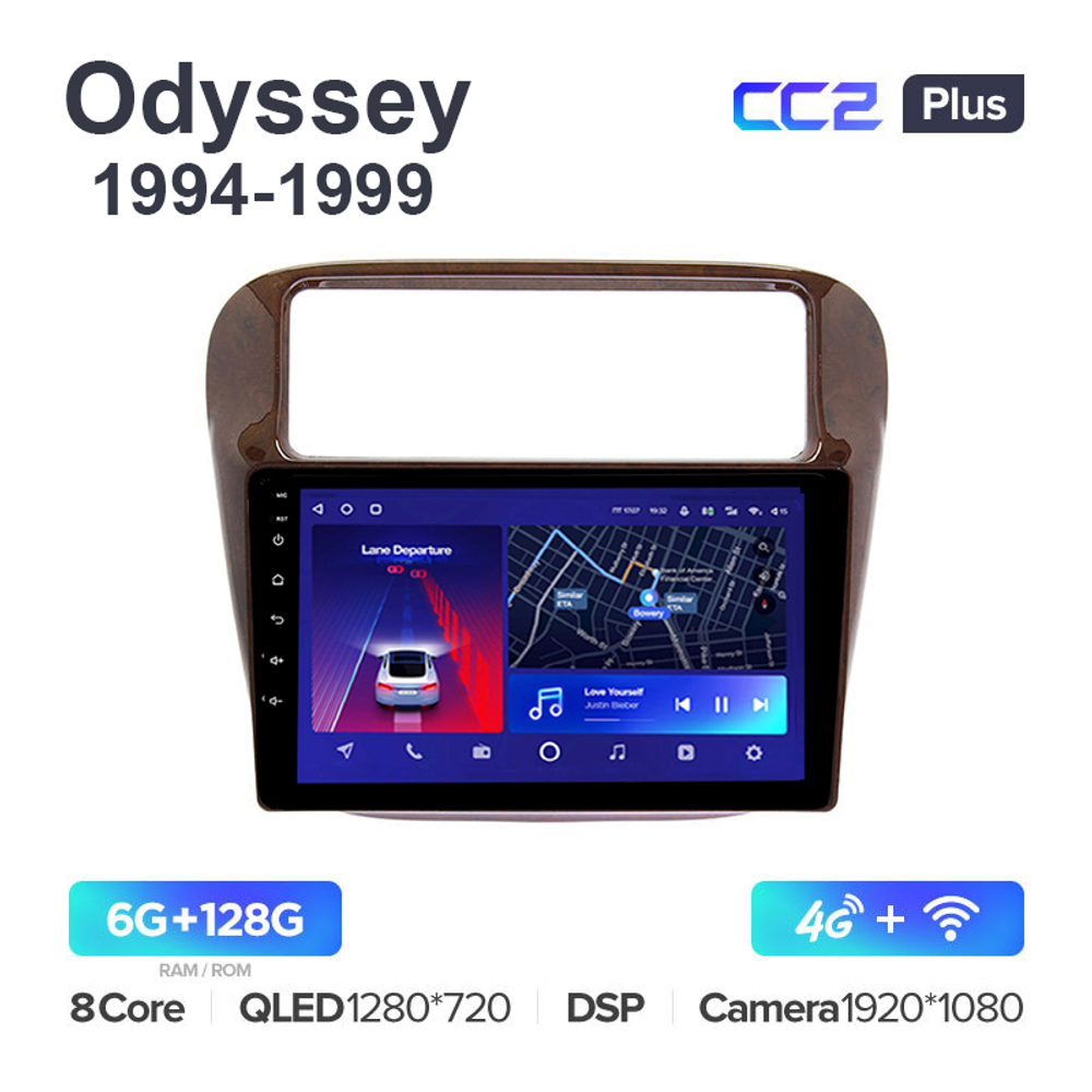 Teyes CC2 Plus 9"для Honda Odyssey 1994-1999