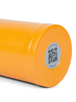 Термокружка Relaxika 701 (0,48 литра), желтая, (без лого)