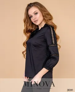 Блуза 4098-черный Minova