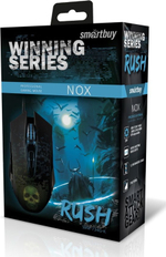 Мышь игровая проводная SmartBuy RUSH Nox черная (SBM-734G-K)