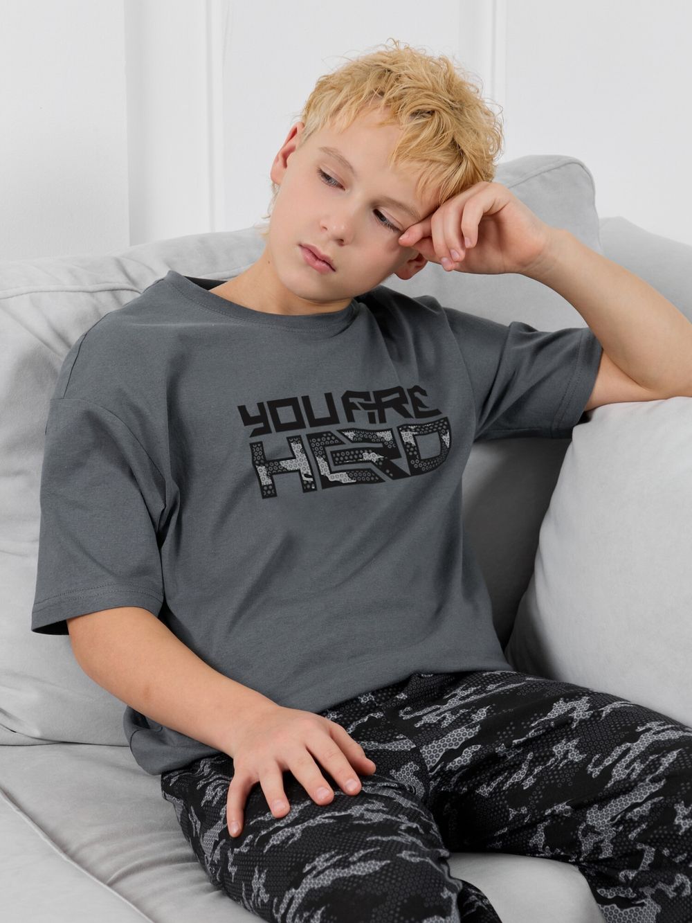 Костюм для мальчика Экипаж-1 Виотекс ГРАФИТОВЫЙ