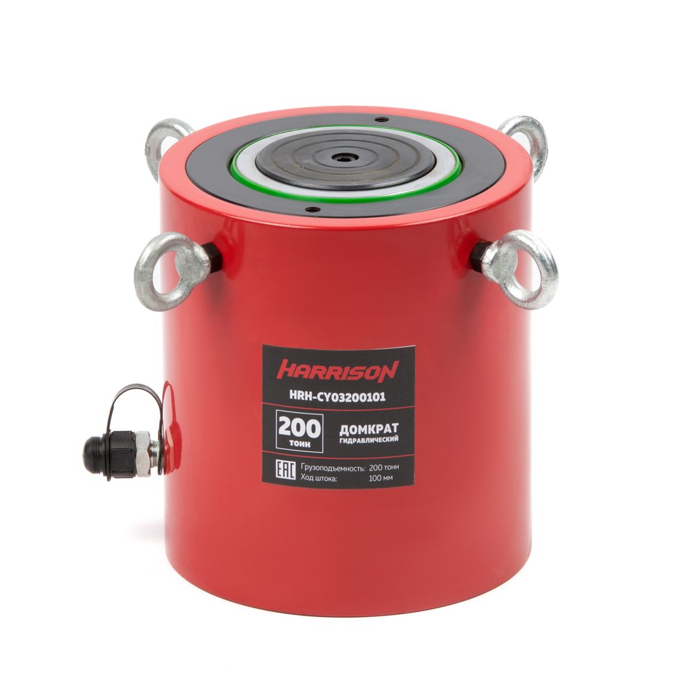 HRH-CY03200101 Домкрат гидравлический, однополостной 200 т, ход 100 мм