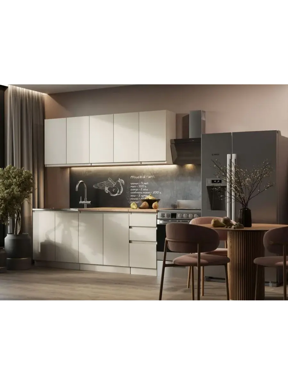 Кухонный гарнитур 200 модульный Кашемир