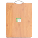 Доска разделочная бамбук, 38х28х1.8 см, с ручкой, прямоуг, H-1080L