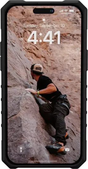 Чехол Uag Pathfinder SE Camo для iPhone 14 Pro 6.1", цвет черный камуфляж (Midnight Camo)