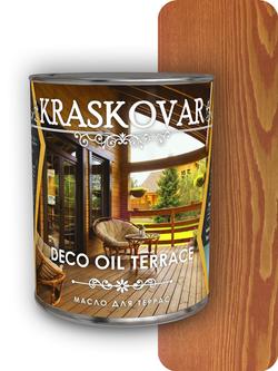 Масло для террас Kraskovar Deco Oil Terrace махагон