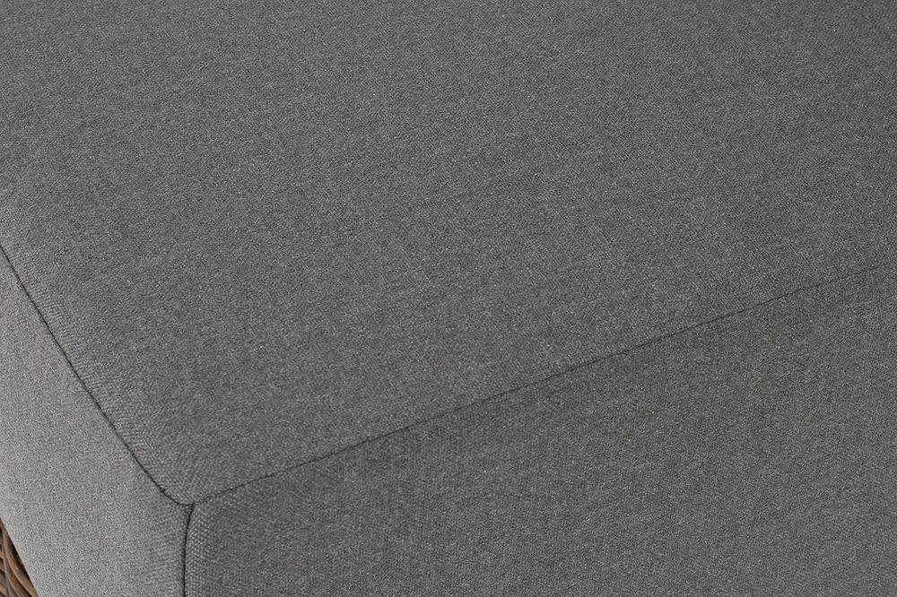 "Капри" модуль диванный правый с подушками, цвет коричневый