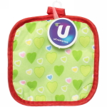 Прихватка 17*17см «Love» микс 4 цвета