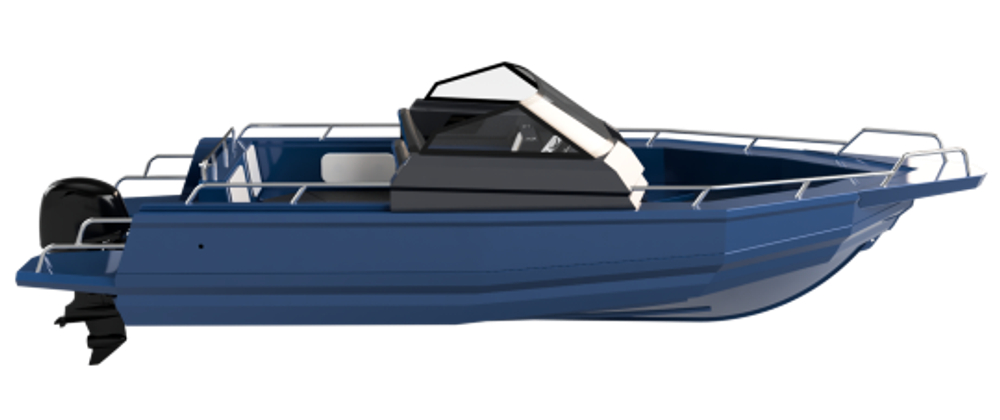 Алюминиевый катер BERKUT Active DC