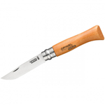 Нож Opinel №8, углеродистая сталь, бук, блистер