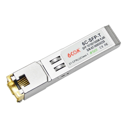 Модуль трансивер 6COM 1.25G SFP с интерфейсом RJ45 (6C-SFP-T)