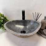 Раковина из речного камня RS-63583 (47*38*16) 0122