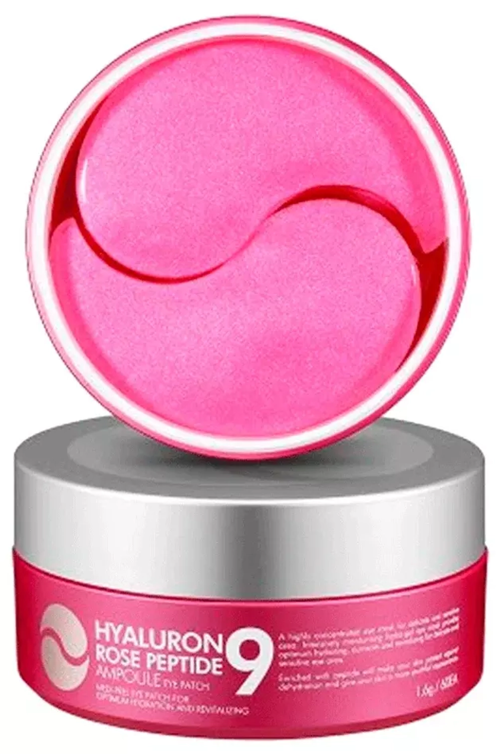 Патчи с пептидами и болгарской розой Medi-Peel Peptide 9 Hyaluron Rose Ampoule Eye Patch, 60 мл